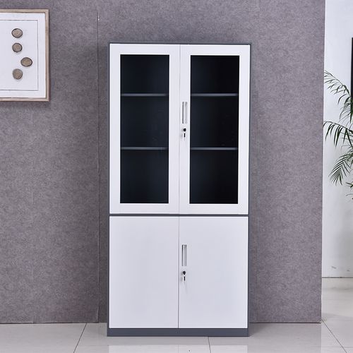拆装钢制文件柜铁皮柜办公柜档案柜资料柜员工柜凭证柜双色薄边柜